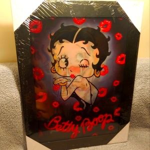 Betty Boop 3D Hologram Picture Wrapped in Plastic